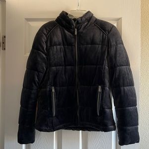Marc New York velvet down jacket small